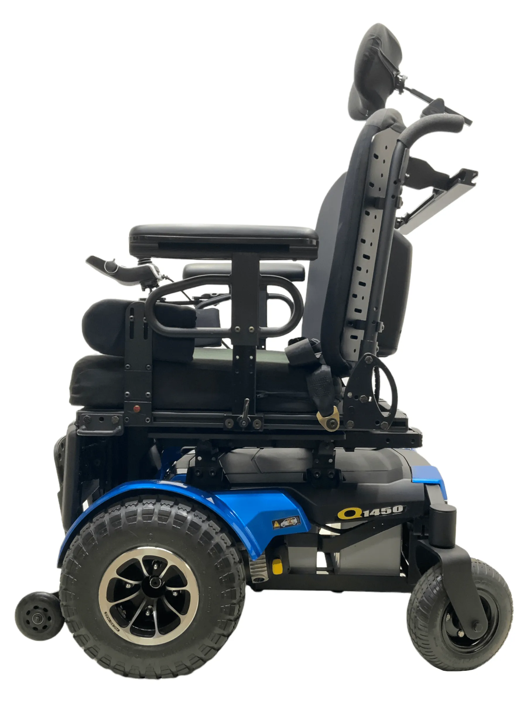 Pride Mobility Quantum 1450 Heavy Duty Power Wheelchair | 24 x 21 Seat | Tilt, Power Legs - Only 23 Miles!