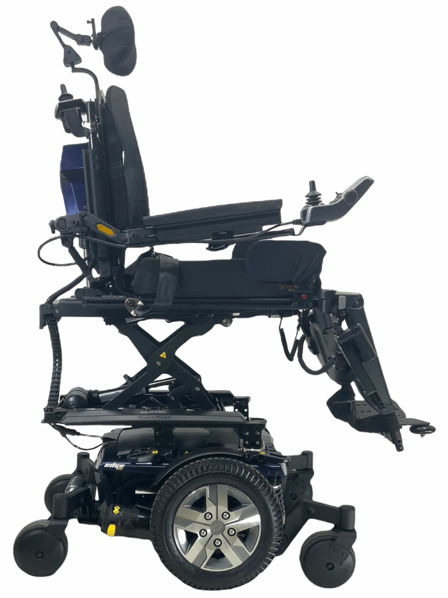 Pride Mobility Quantum Q6 Edge 2.0 iLevel Power Wheelchair | 16" x 18" Seat |  Seat Elevate, Tilt, Recline, Power Legs