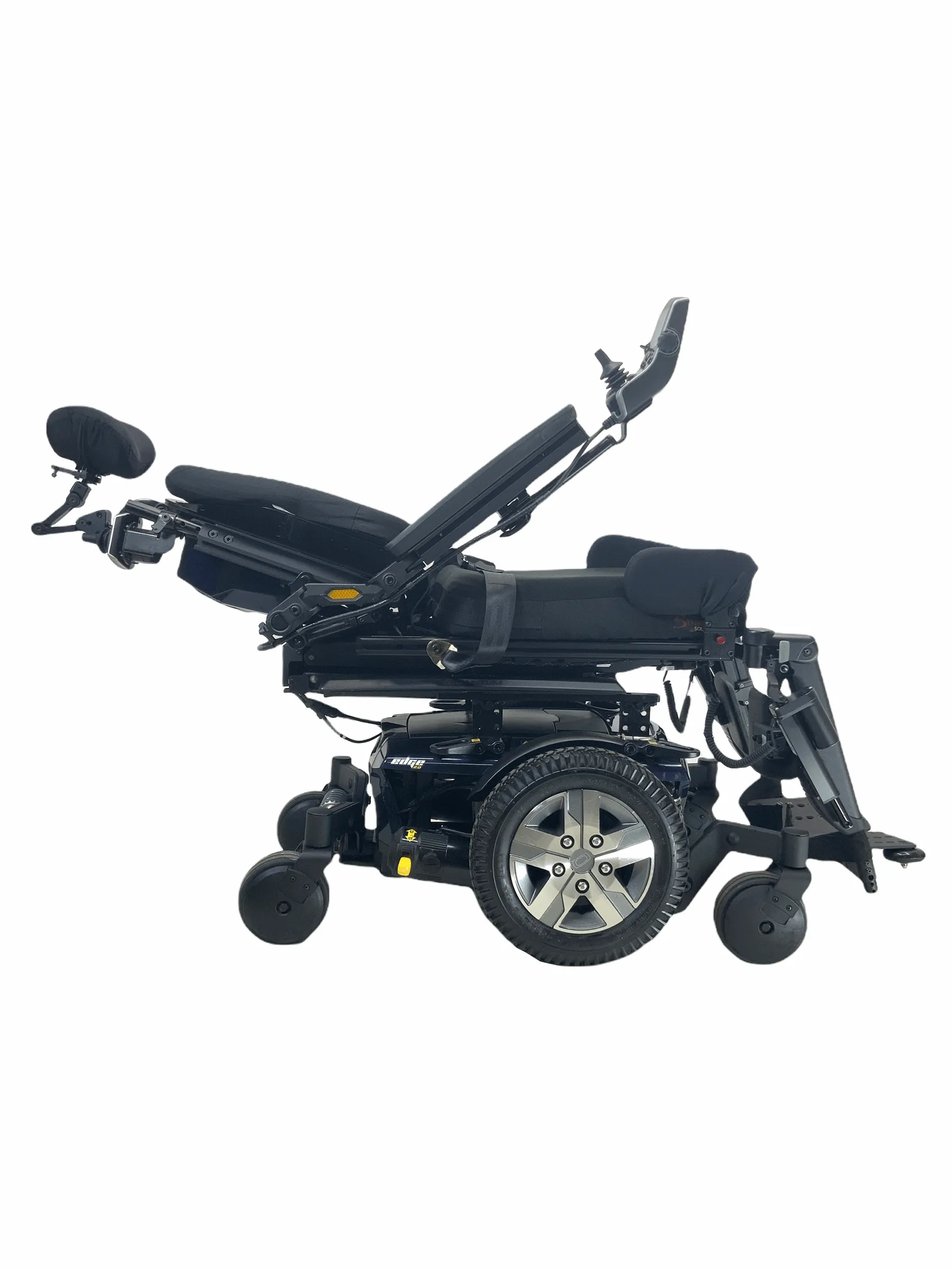 Pride Mobility Quantum Q6 Edge 2.0 iLevel Power Wheelchair | 16" x 18" Seat |  Seat Elevate, Tilt, Recline, Power Legs