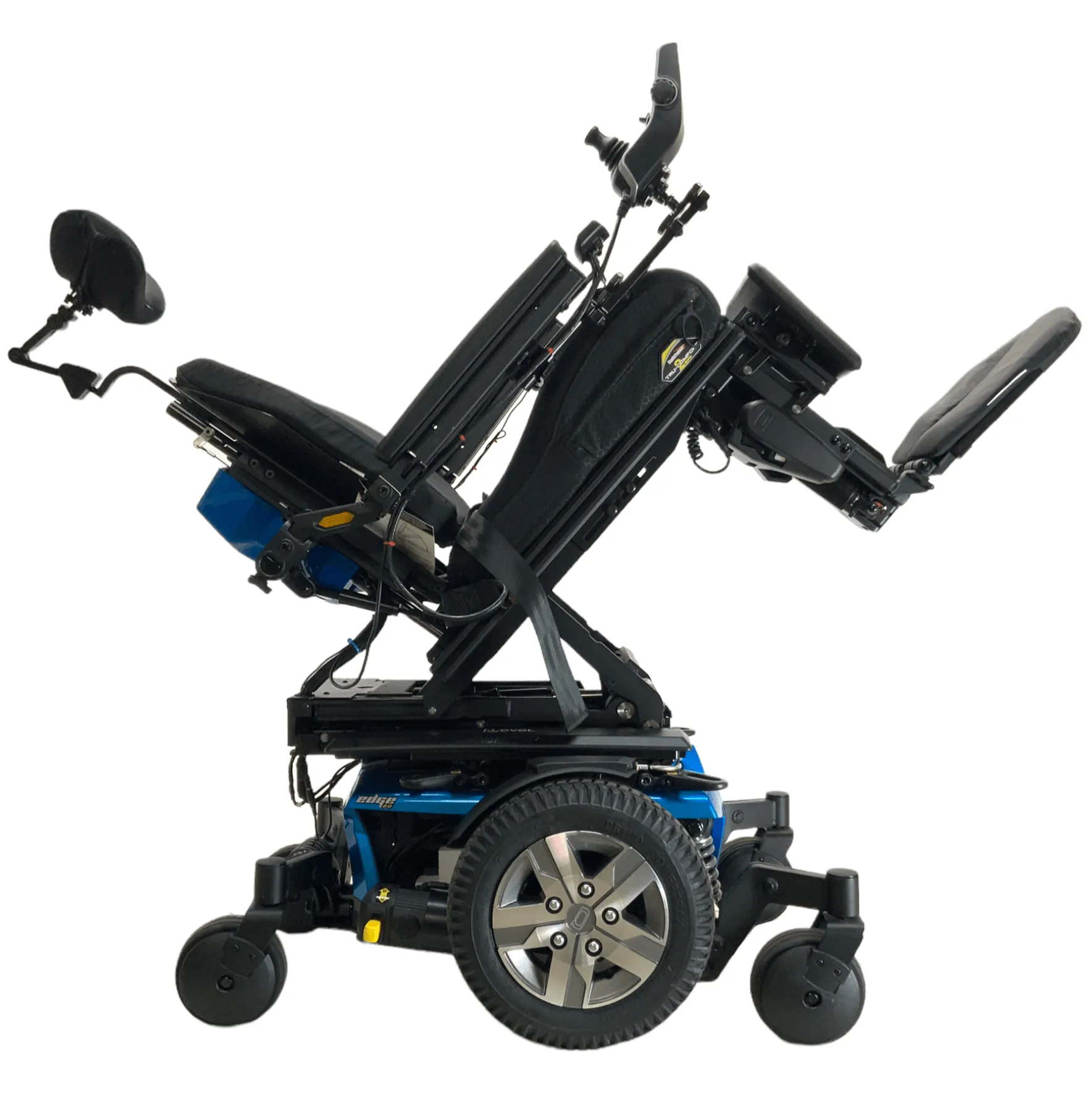 Pride Mobility Quantum Q6 Edge 2.0 iLevel Power Wheelchair | 18 x 20 Seat | Seat Elevate, Tilt, Recline, Power Legs