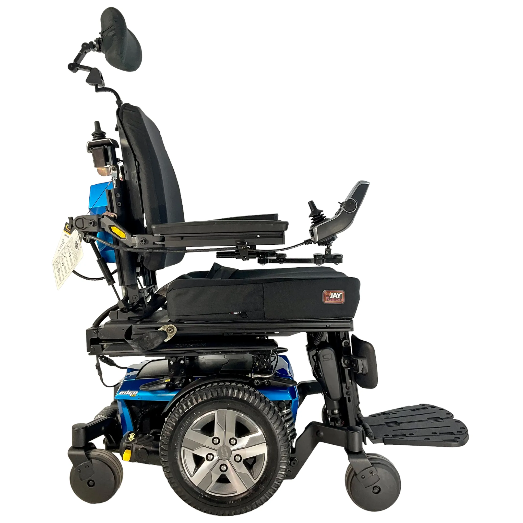 Pride Mobility Quantum Q6 Edge 2.0 Rehab Power Chair | 18 x 21 inch Seat |  iLevel Seat Elevate, Power Extending Legs