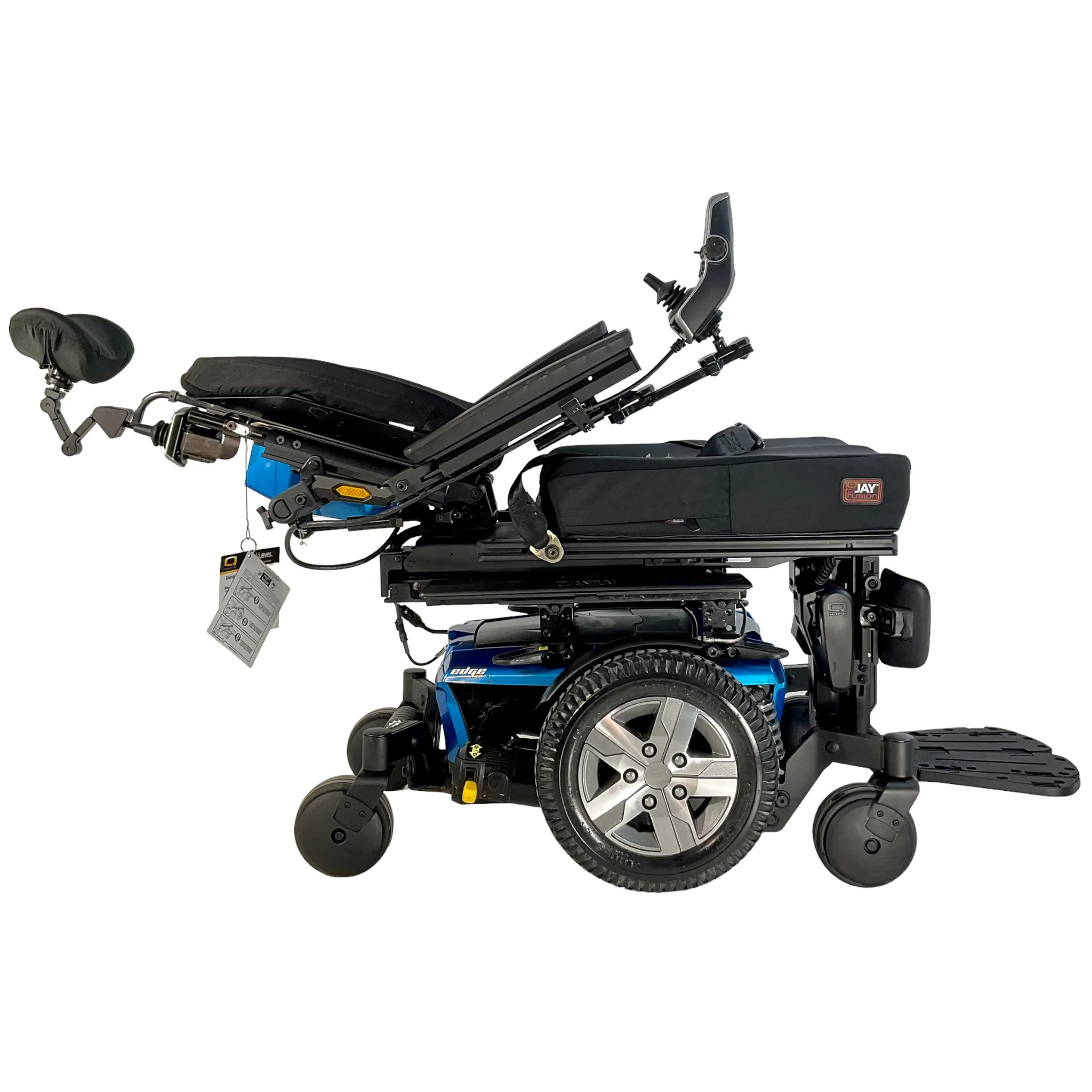 Pride Mobility Quantum Q6 Edge 2.0 Rehab Power Chair | 18 x 21 inch Seat |  iLevel Seat Elevate, Power Extending Legs