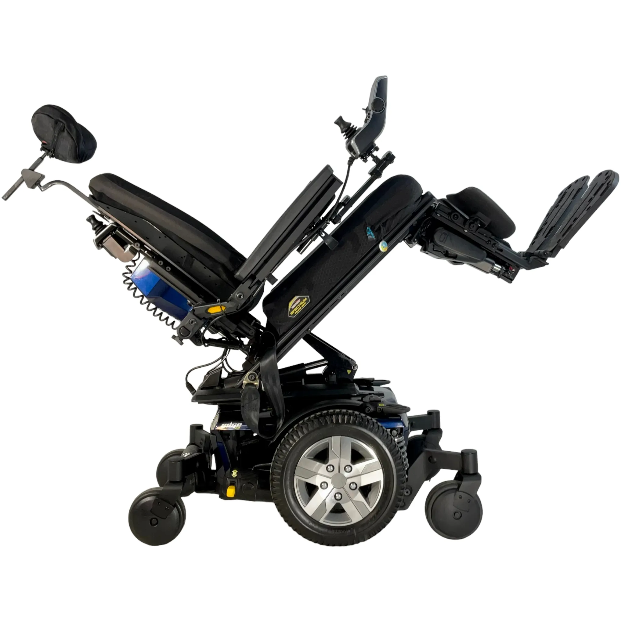 Pride Mobility Quantum Q6 Edge 2.0 Rehab Power Chair | 19 x 20 Seat | Tilt, Recline & Power Extending Legs | Only 5 Miles!