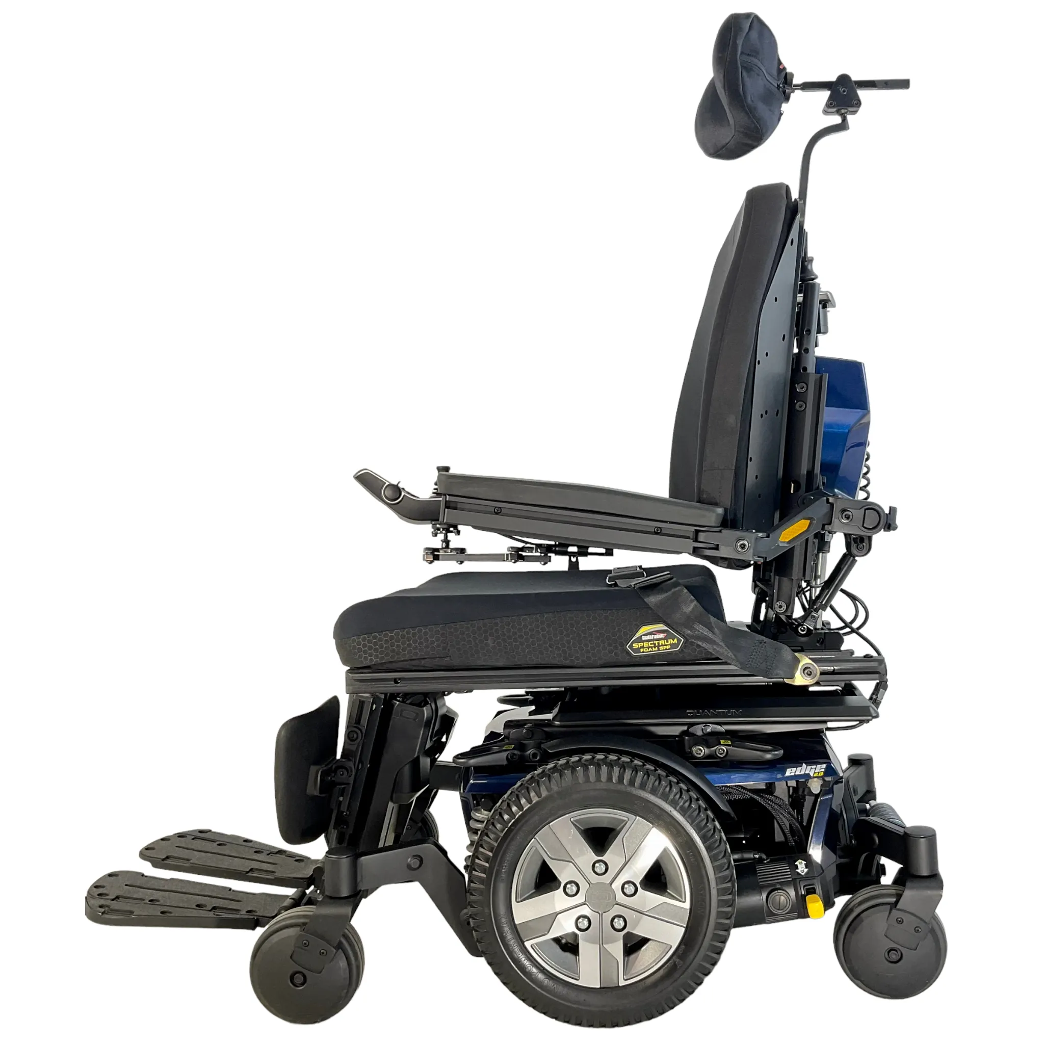 Pride Mobility Quantum Q6 Edge 2.0 Rehab Power Chair | 19 x 20 Seat | Tilt, Recline & Power Extending Legs | Only 5 Miles!