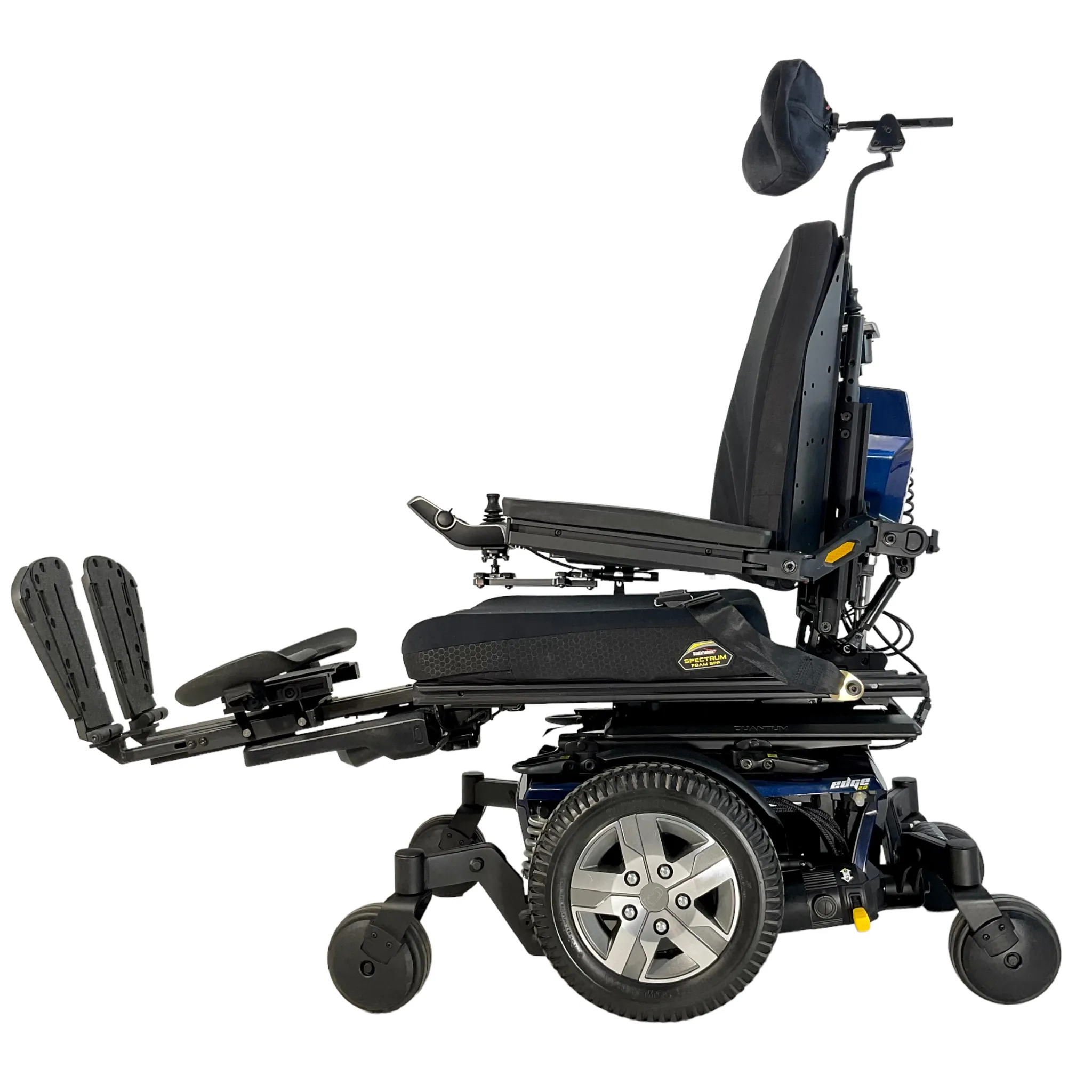 Pride Mobility Quantum Q6 Edge 2.0 Rehab Power Chair | 19 x 20 Seat | Tilt, Recline & Power Extending Legs | Only 5 Miles!