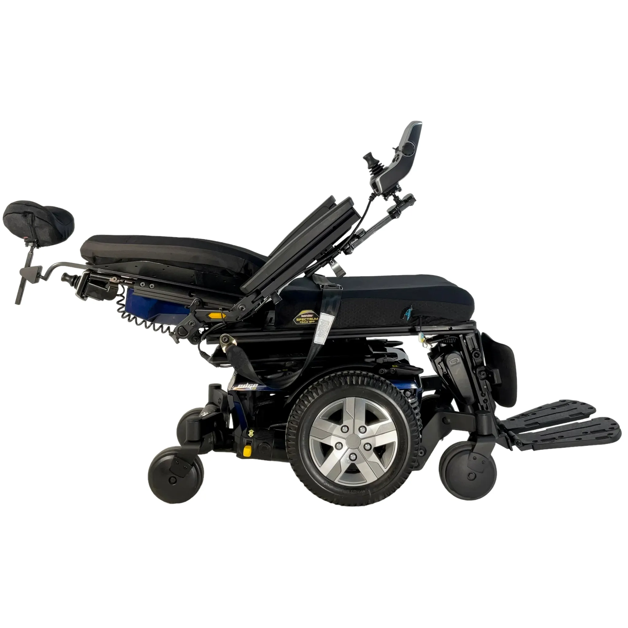 Pride Mobility Quantum Q6 Edge 2.0 Rehab Power Chair | 19 x 20 Seat | Tilt, Recline & Power Extending Legs | Only 5 Miles!