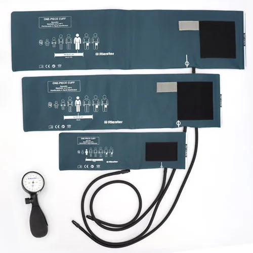 R1 Shock Proof® Aneroid Sphygmomanometer - With Adult, Large and Child Cuffs