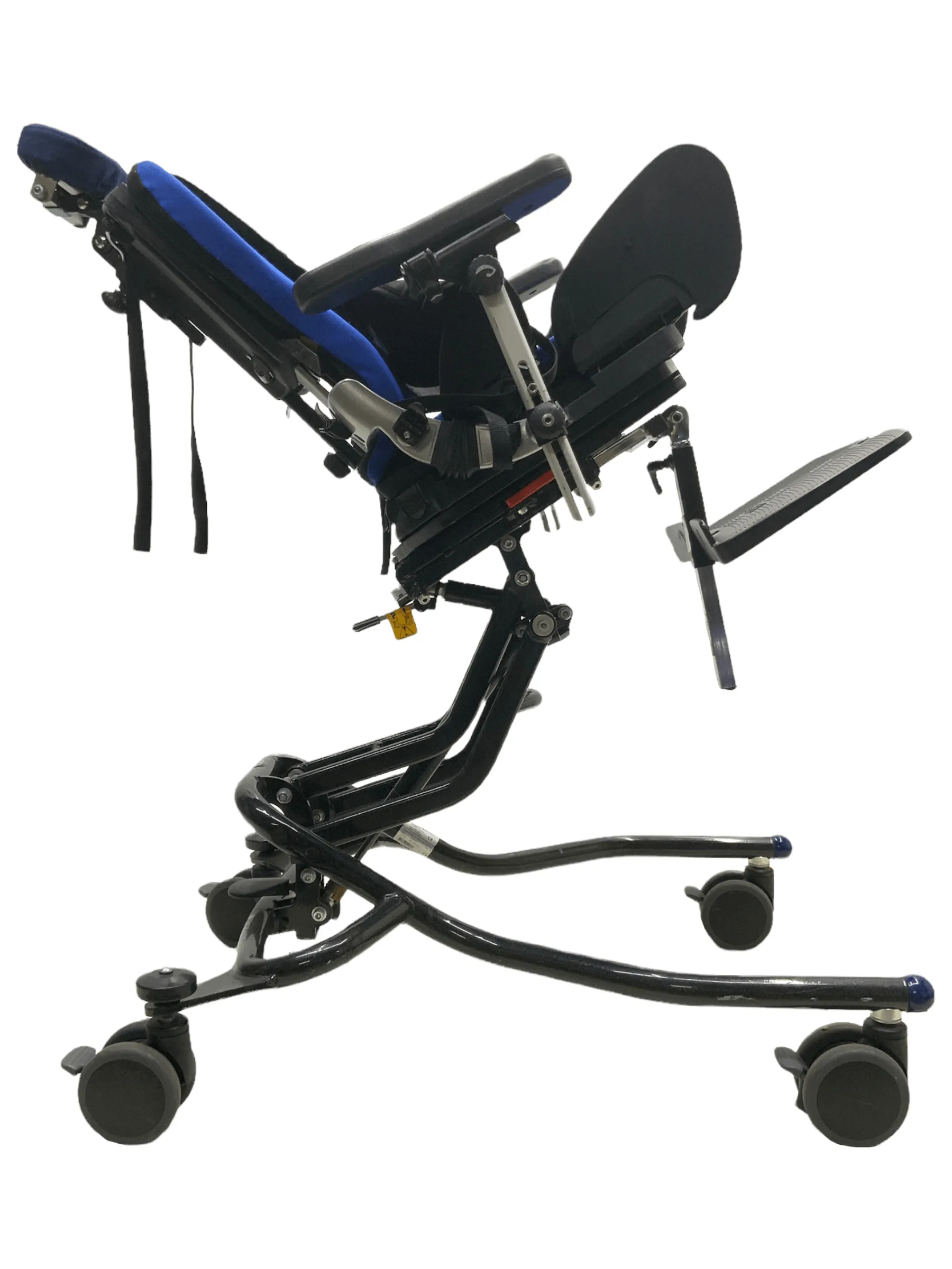 R82 High-Low X Frame Pediatric Activity Chair with Tilt | Thigh Lateral Supports, Chest Harness, Height Adjustable Armrests