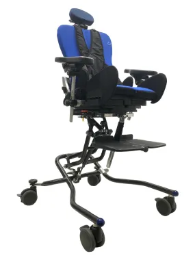 R82 High-Low X Frame Pediatric Activity Chair with Tilt | Thigh Lateral Supports, Chest Harness, Height Adjustable Armrests
