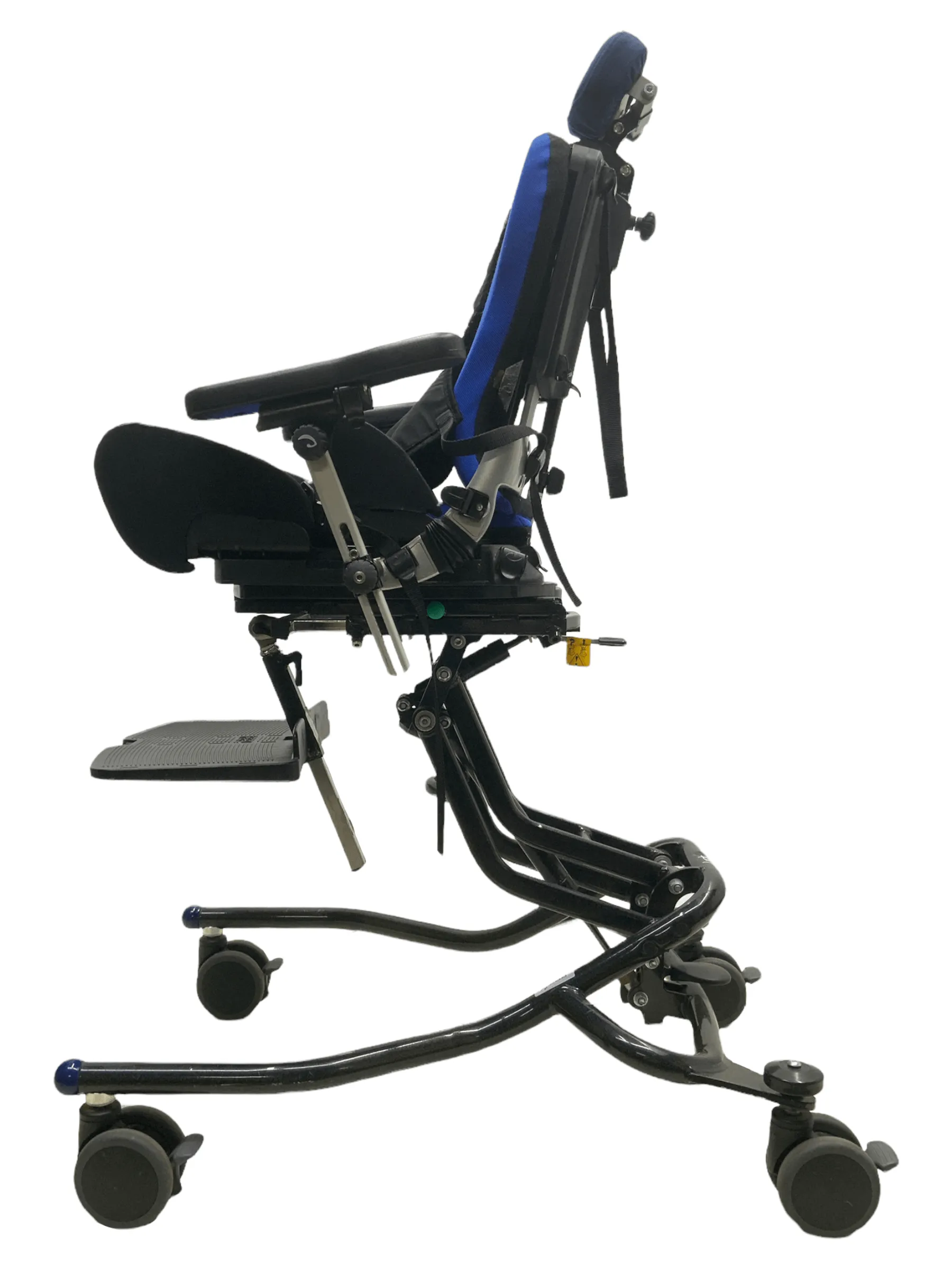 R82 High-Low X Frame Pediatric Activity Chair with Tilt | Thigh Lateral Supports, Chest Harness, Height Adjustable Armrests
