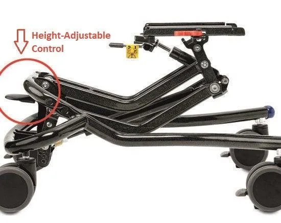 R82 High-Low X Frame Pediatric Activity Chair with Tilt | Thigh Lateral Supports, Chest Harness, Height Adjustable Armrests