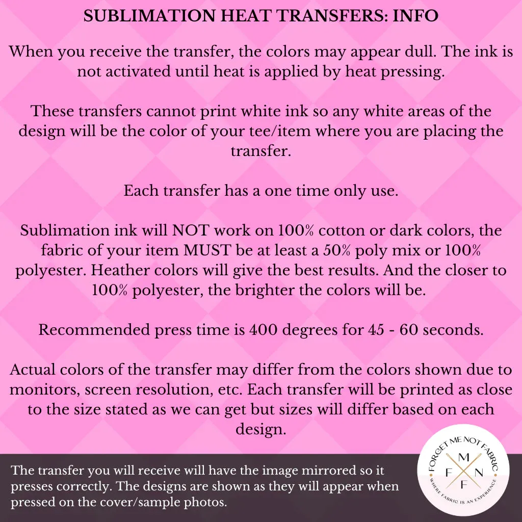 Race It, Break It, Fix It, Sublimation Heat Transfer