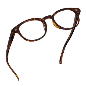 Round-Blue-Light-Blocking-Reading-Glasses-Tortoise-3-00-Magnification-Computer-Glasses