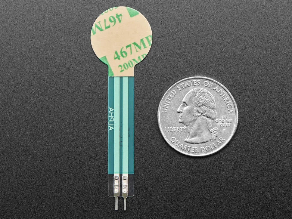 Round High Force Sensitive Resistor (FSR) - 1 ~ 100 Newton Force