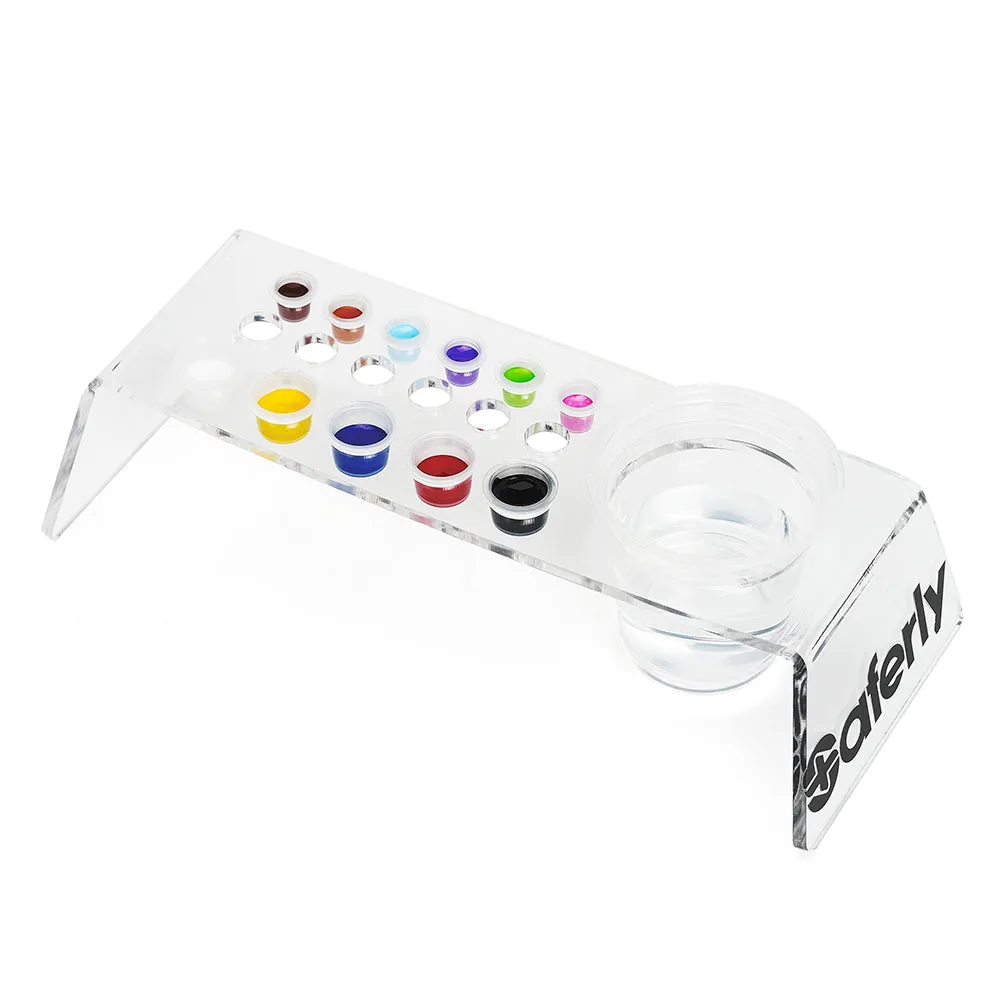 Saferly Acrylic Rinse Cup   Ink Cap Holder
