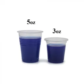 Saferly Disposable Plastic Rinse Cups — Pick Size and Quantity