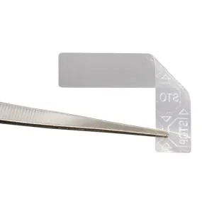 Security Anti Tamper Clear Label 35mmx12mm Peelable Roll