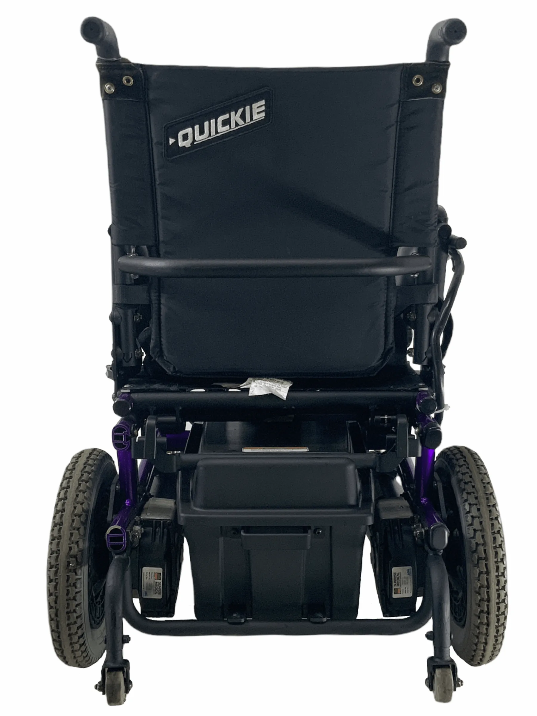 Sunrise Medical Quickie S-525 Standard Power Chair | 18" x 18" Seat | Thigh Supports, Push Handles