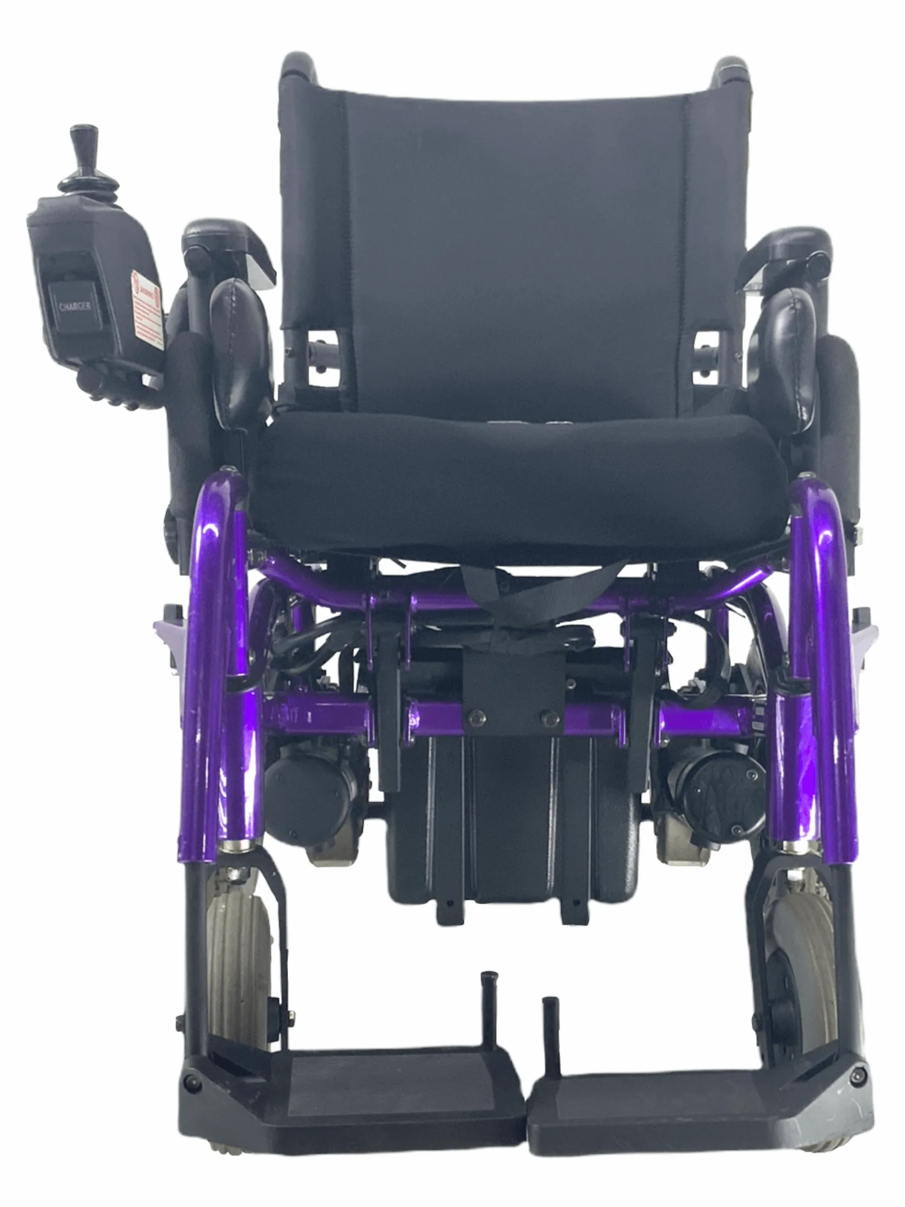 Sunrise Medical Quickie S-525 Standard Power Chair | 18" x 18" Seat | Thigh Supports, Push Handles