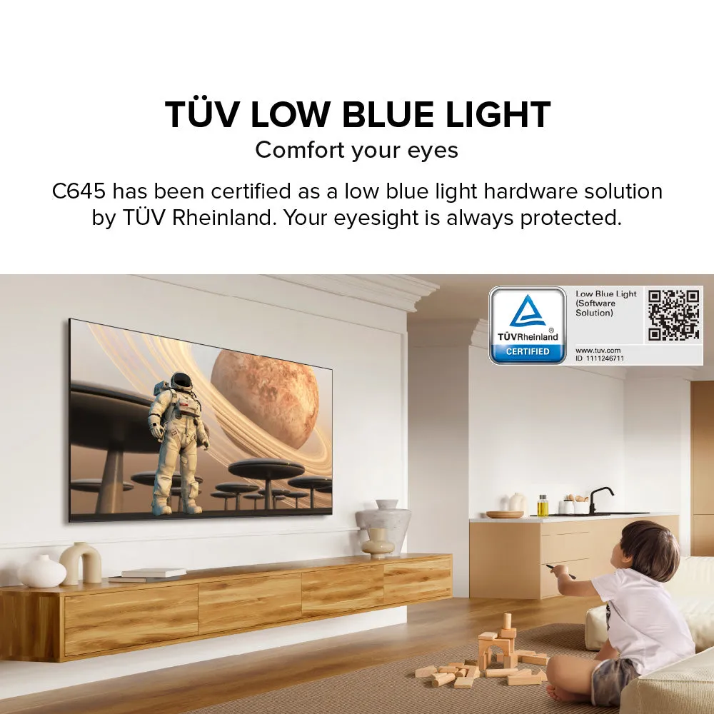 TCL C645 QLED 4K Google TV 65 inch