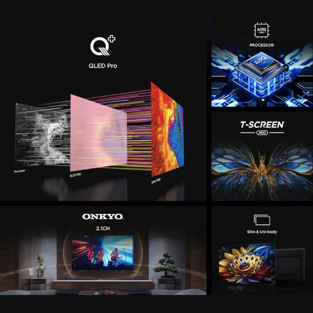 TCL C655 Qled 4K Google TV 43 Inch