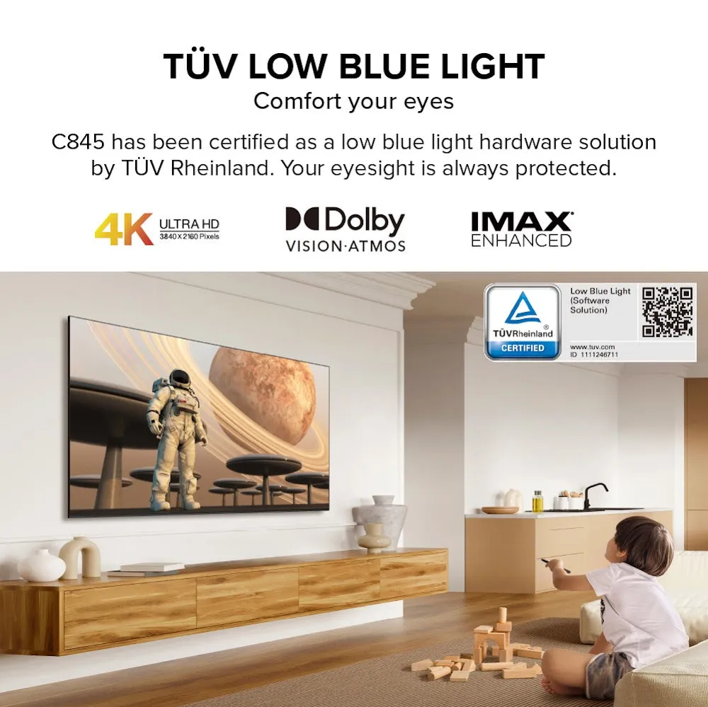 TCL C845 Mini LED Google TV 55 inch