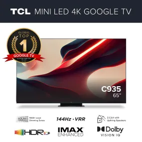 TCL C935 Mini LED 4K Google TV 65 inch
