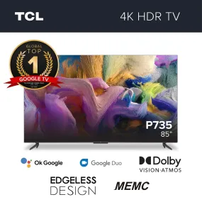 TCL P735 HDR Google TV 85 inch