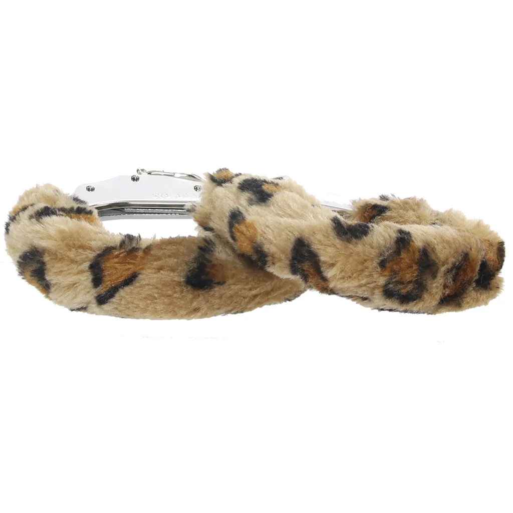 Temptasia Beginner Fuzzy Cuffs in Leopard