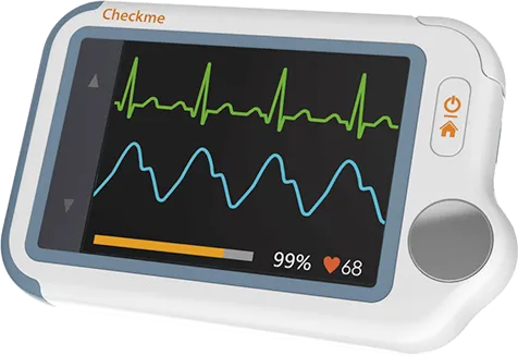 Touchscreen ECG Monitor with Oximeter