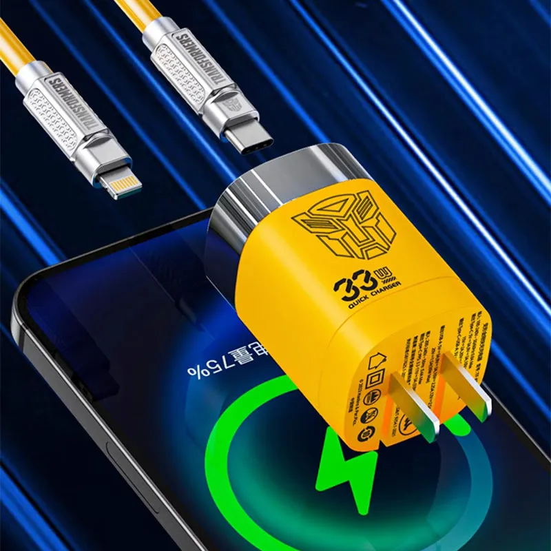 Transformers 33W GaN PD Fast Charging Mini Charger