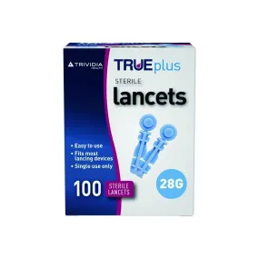 TRUEplus Single-Use Sterile Lancets 28 Gauge 100-Pieces