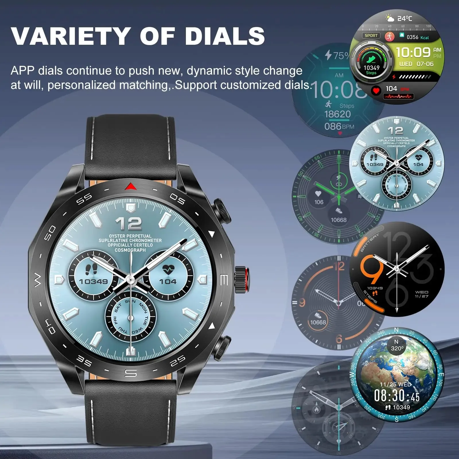 TWS Smart Watch 2-in-1 Bluetooth Earphones HIFI 9D Sound Quality Bluetooth Call For Men and Women Sports Smartwatches