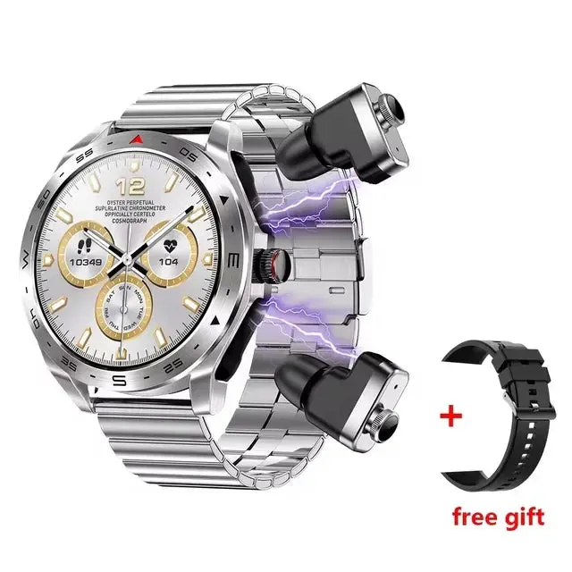 TWS Smart Watch 2-in-1 Bluetooth Earphones HIFI 9D Sound Quality Bluetooth Call For Men and Women Sports Smartwatches