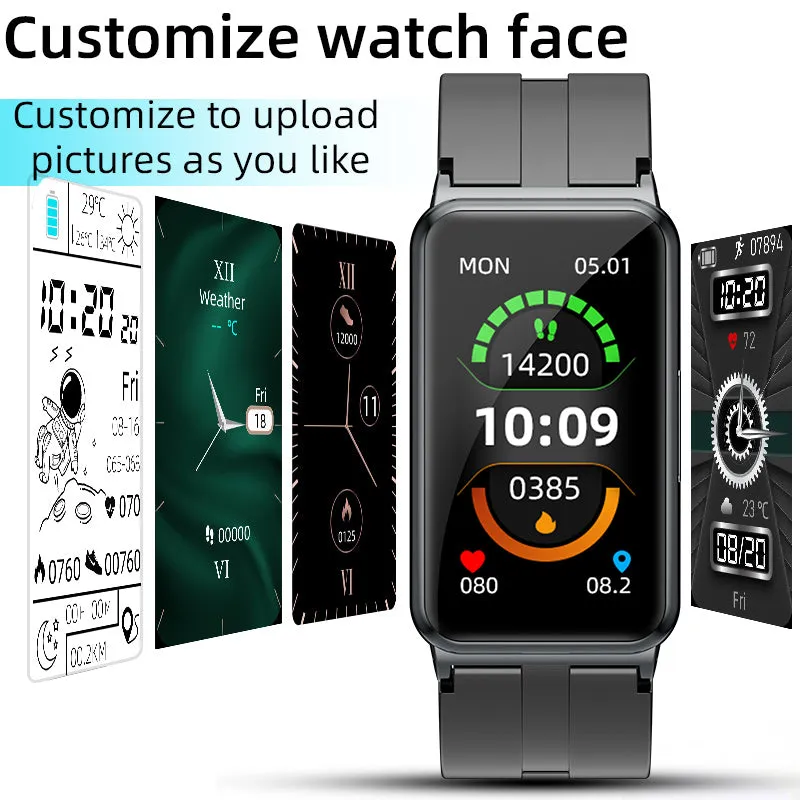 Here’s an optimized title for your e-commerce product:

Upgraded Fitaos VKEP01 Smartwatch - Advanced ECG, Blood Oxygen, Heart Rate, and Blood Pressure Monitoring with Sleek Design and User-Friendly Interface