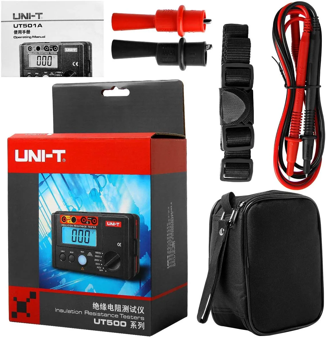 UT501A 1 kV Insulation Resistance Tester