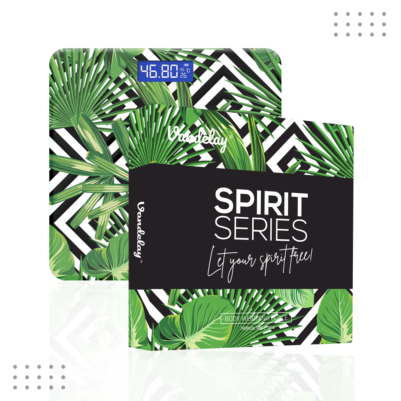 Vandelay® Spirit Series Digital Electronic Weighing Scale (Tropic Thunder )