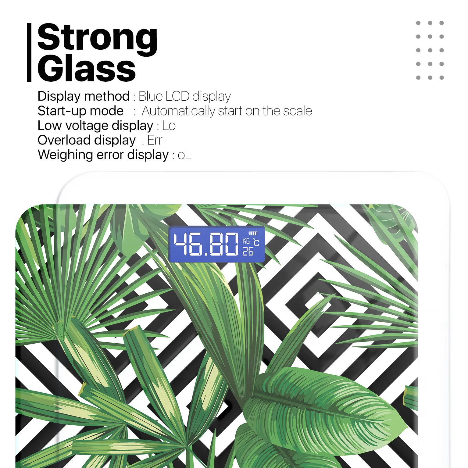 Vandelay® Spirit Series Digital Electronic Weighing Scale (Tropic Thunder )