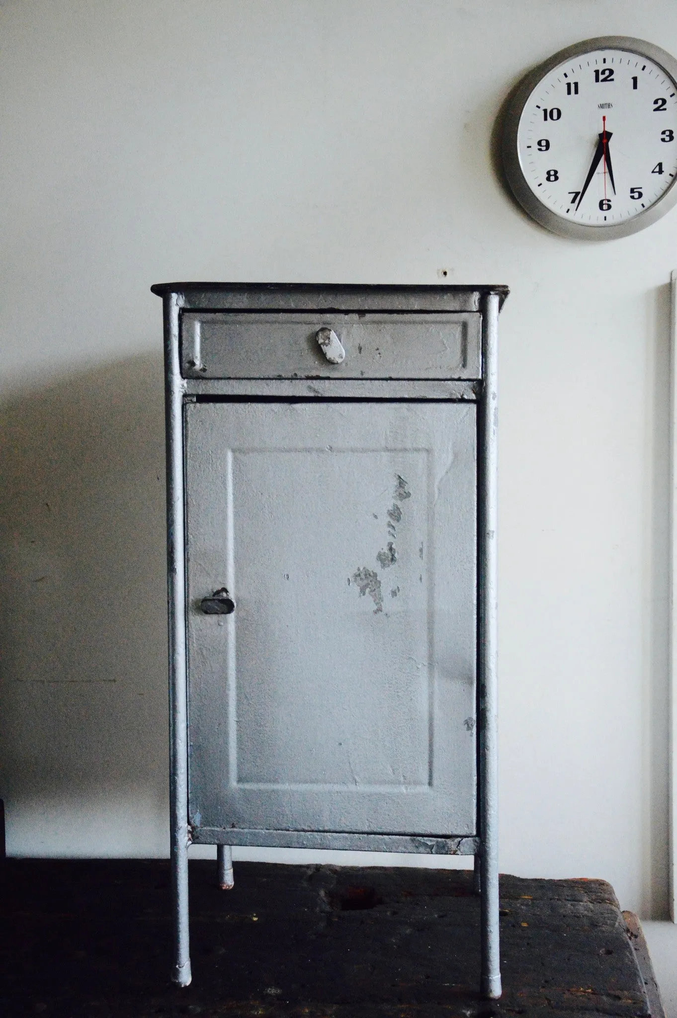 Vintage Industrial Polish medical cabinet