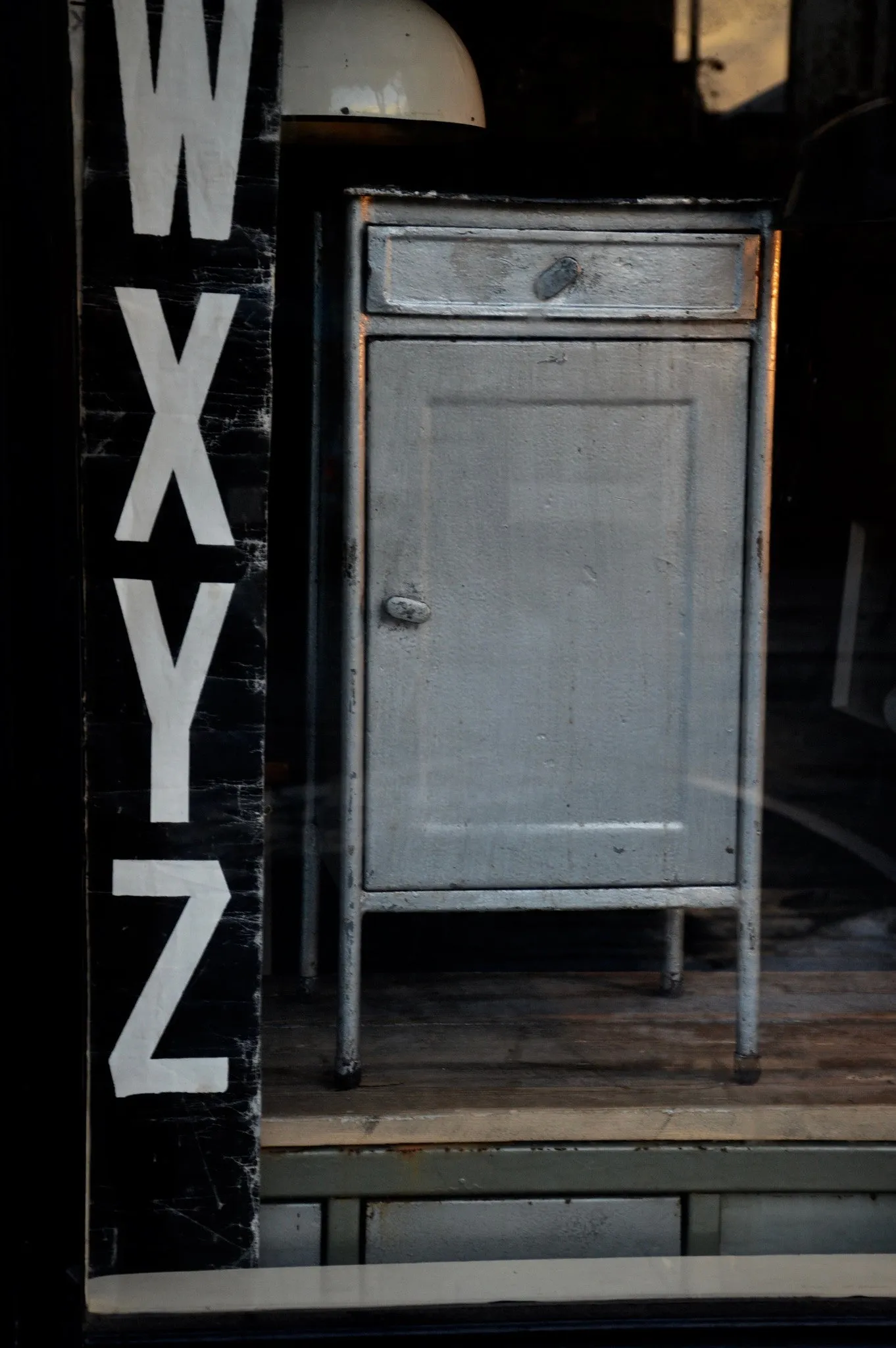 Vintage Industrial Polish medical cabinet