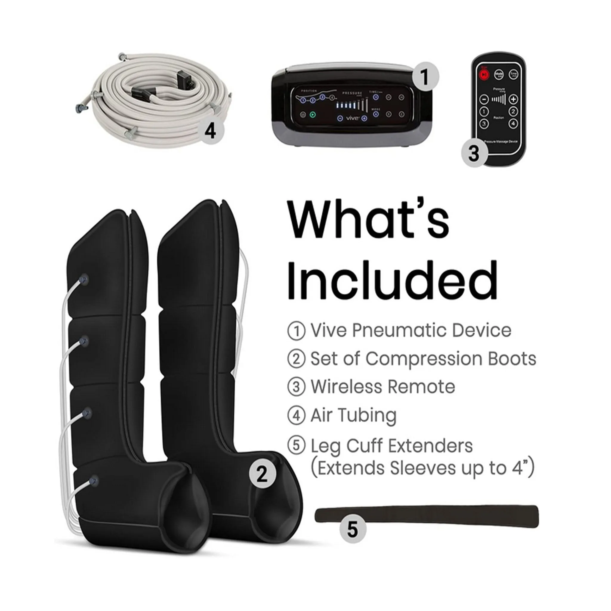 Vive Health Leg Compression Pump Full System Standard