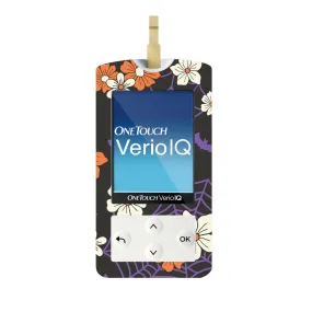 Webbed Flowers for OneTouch Verio IQ Glucometer