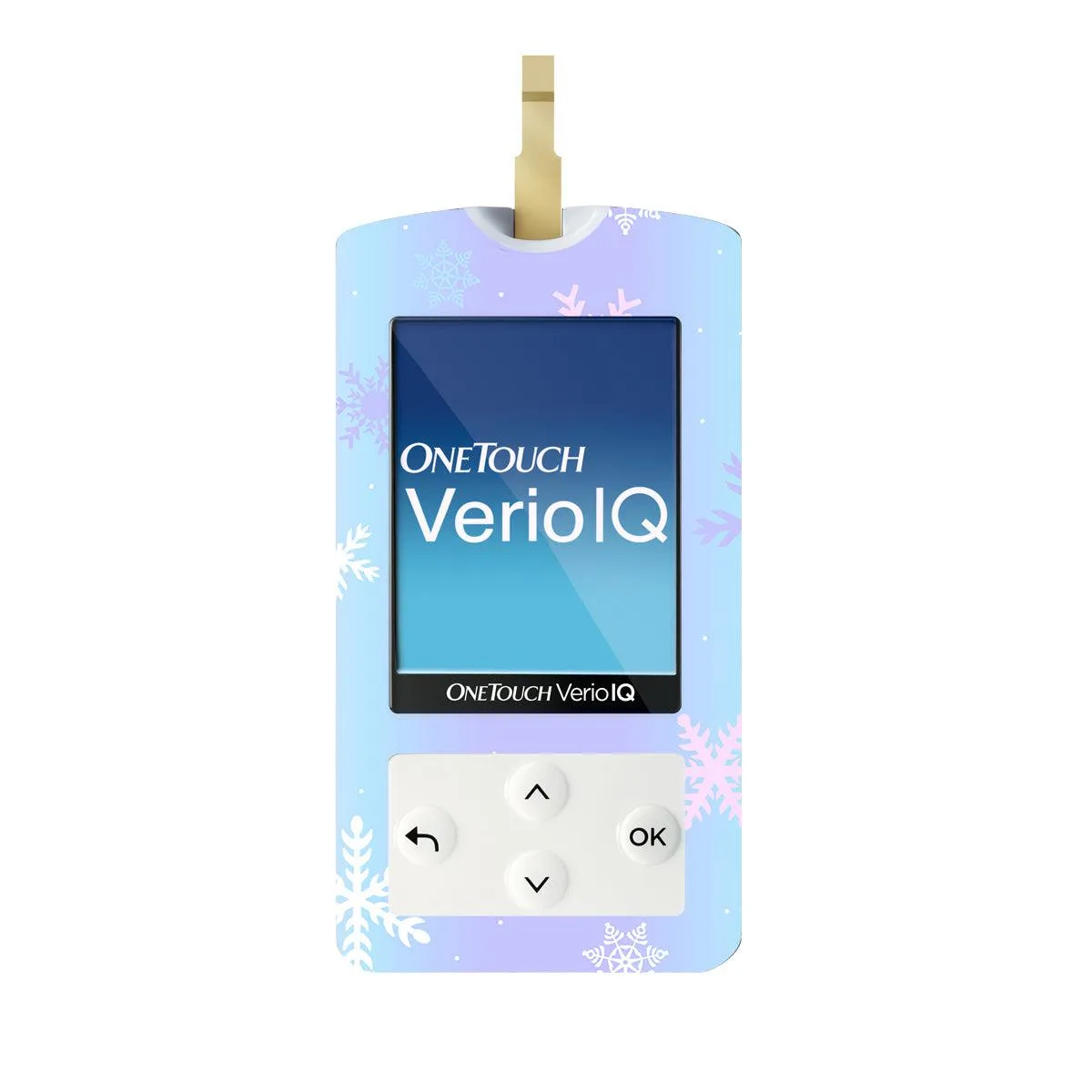 Winter Snowflake for OneTouch Verio IQ Glucometer