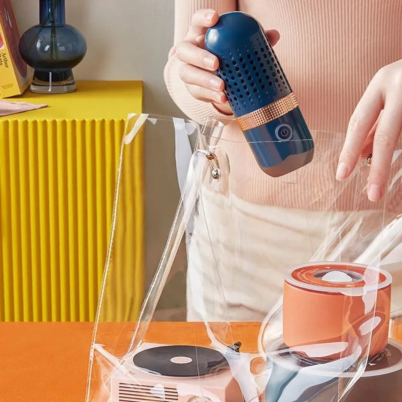 Wireless Capsule Shape Fruit and Vegetable Purifier for Cleaning Fruits and Vegetables, Rice, Meat
