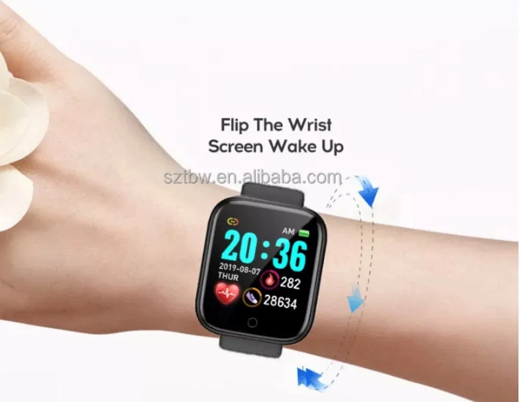 Y68  Smart Watch Yellow