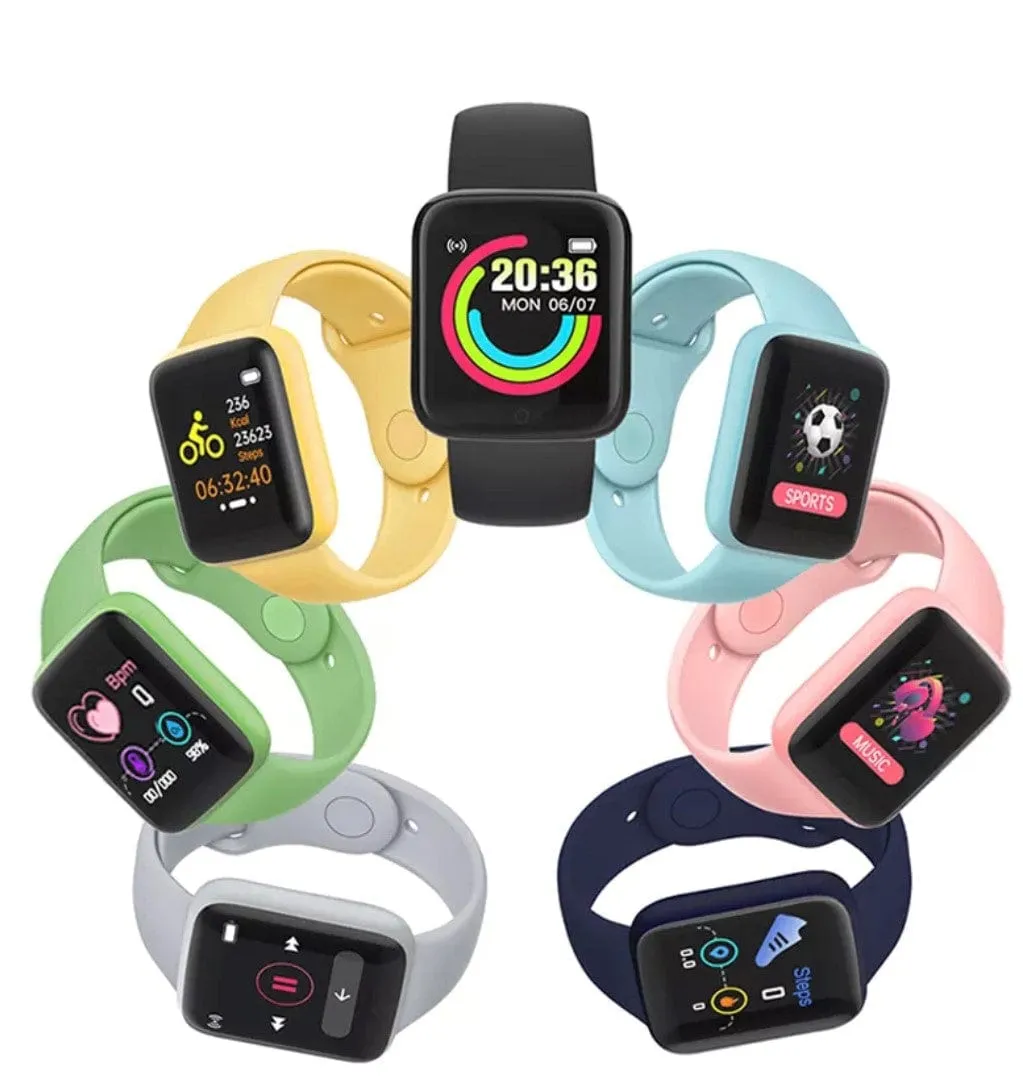 Y68  Smart Watch Yellow